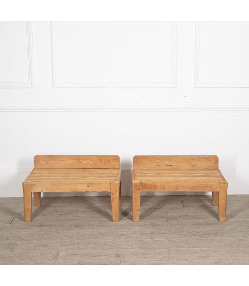 Pair of 19th Century English Luggage Stands