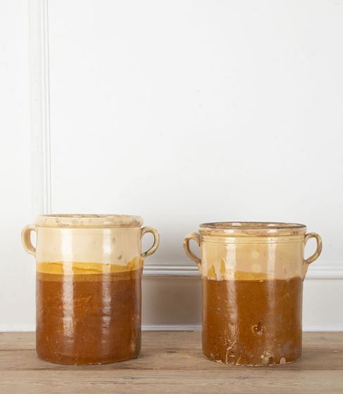 Pair of 19th Century Italian Anchovy Pots
