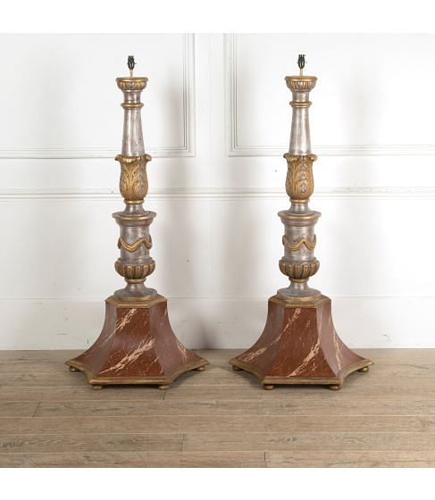 Pair of 19th Century Standard Lamps