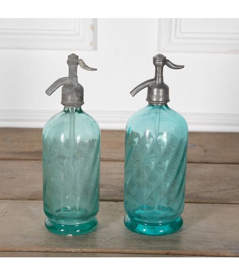 Pair of 20th Century French Soda Syphons