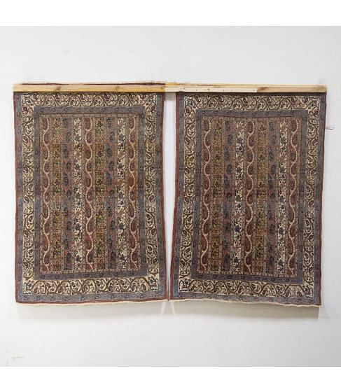 Pair of 20th Century Qum Rugs