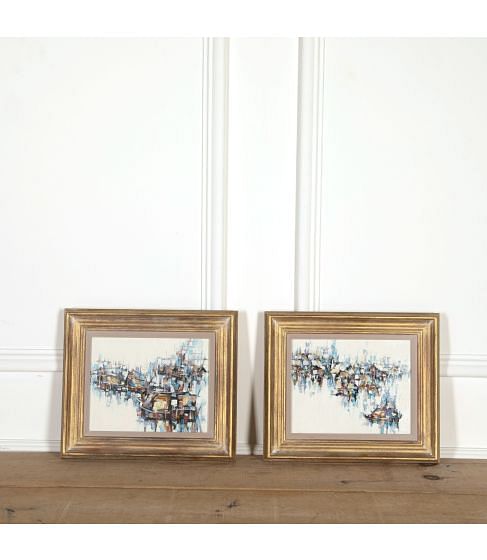 Pair of Abstract Paintings