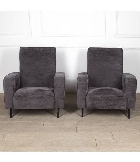 Pair of Airborne Armchairs attributed to Pierre Guariche