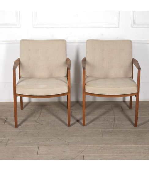 Pair of Armchairs by Vincent Cafiero for Knoll International