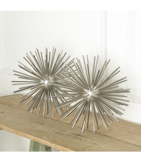 Pair of Curtis Jere Asteroid Sculptures