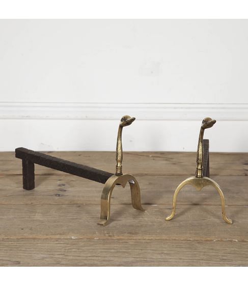 Pair of 20th Century Maison Jansen Style Andirons