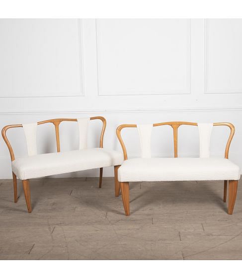 Pair of Mid-Century Italian Benches
