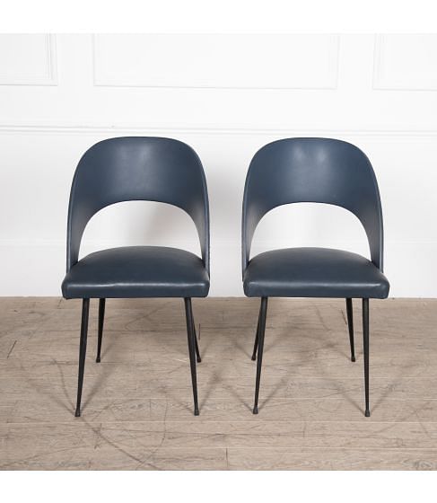 Pair of Mid Century Side Chairs by Antonio Gorgone