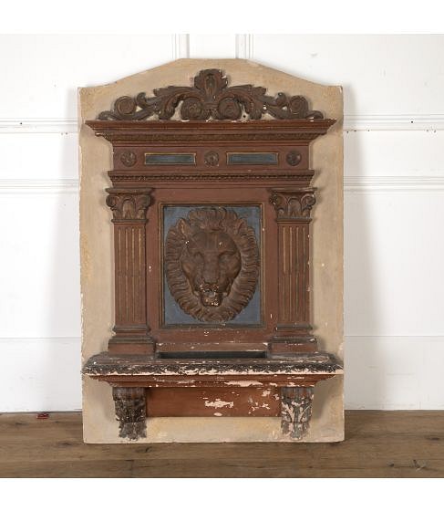Plaster Italian Wall Fountain