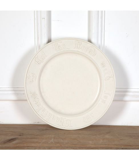 Pugin Style Parian Ware Bread Plate