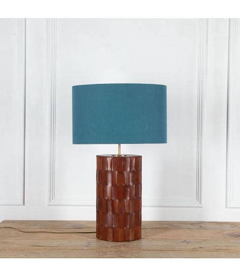 Ralph Lauren Style Leather Lamp