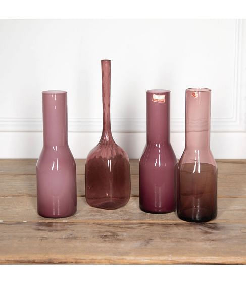 Set of Four 20th Century Murano Vases