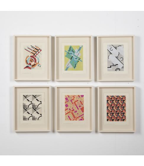 Set of Six Art Deco Designs