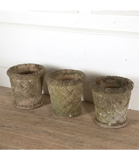 Set of Stone Pots