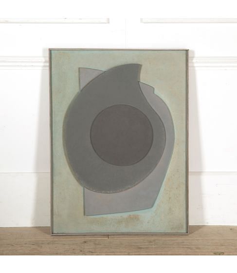 Signed and Dated Abstract Relief Study