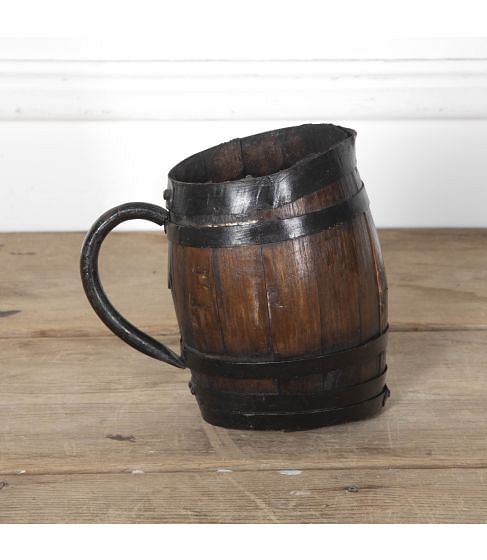 Small 19th Century Wooden French Wine Jug