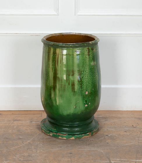 Tall 19th Century French Castelnaudary Pot