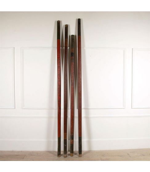 19th Century Swahili Lacquered Poles