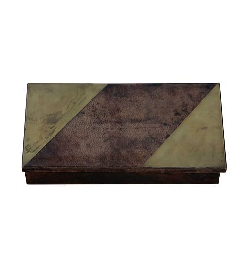Parchment and Brass Box