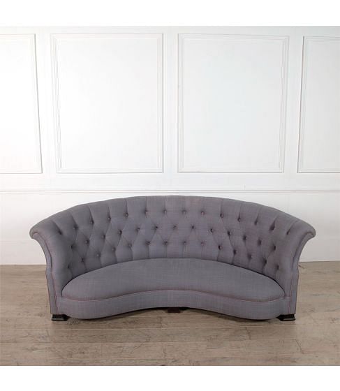 Curved Button Backed Sofa