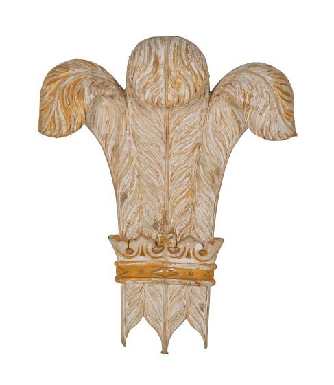 Carved Prince of Wales Feathers