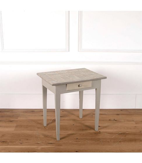 French Painted Side Table