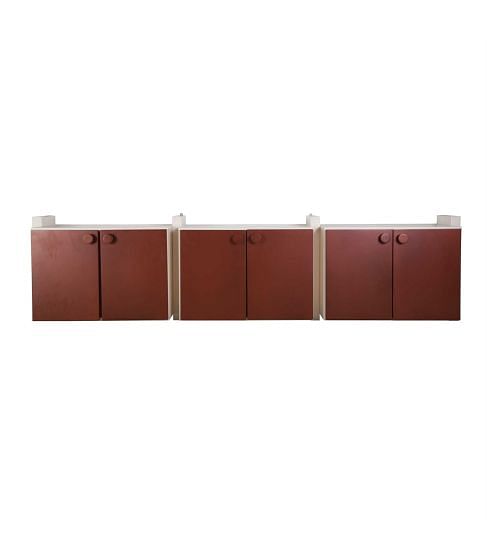 Floating Six Door Cabinet