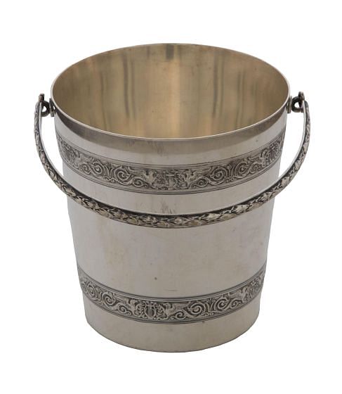 French Silver Plated Ice Bucket