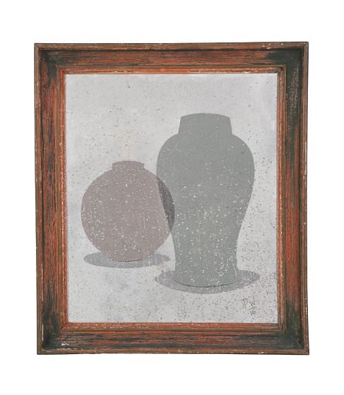 Framed Acrylic Painting on Wood by Peter Woodward