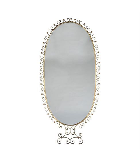 Large Oval Mirror