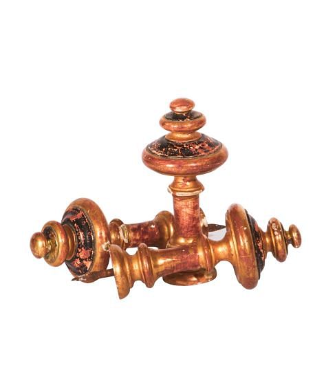19th Century Giltwood Finials