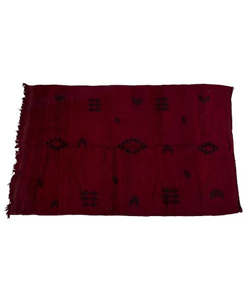 Contemporary Hand-Knotted Berber Rug