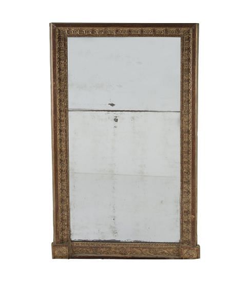Early 19th Century Carved Wood Gilt Mirror