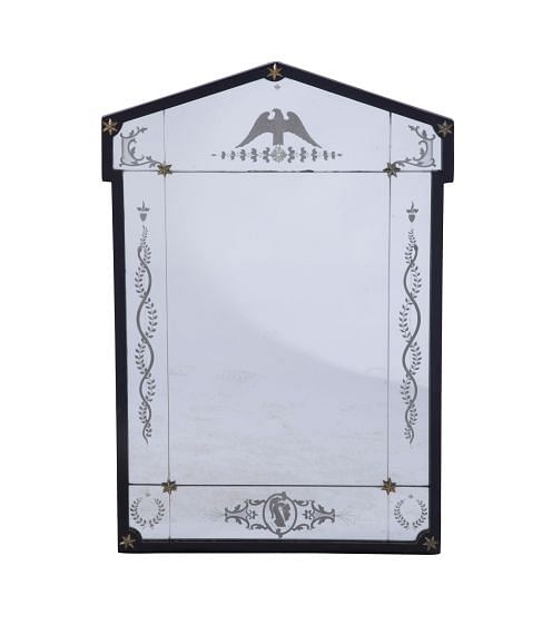 Ebonised 1960s French Mirror