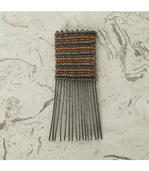 Vintage African Wire Hair Comb