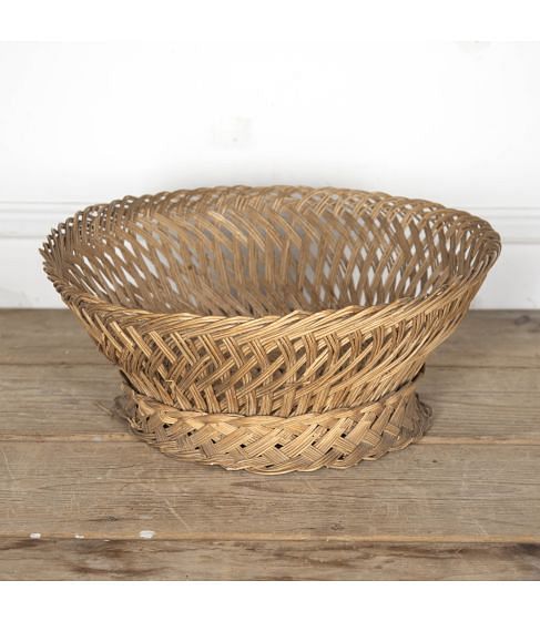 20th Century Vintage Rattan Basket