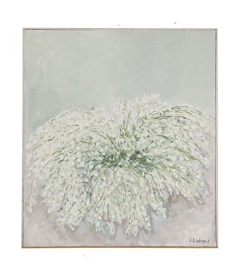 White Blossom in a Vase by Susanna Linhart