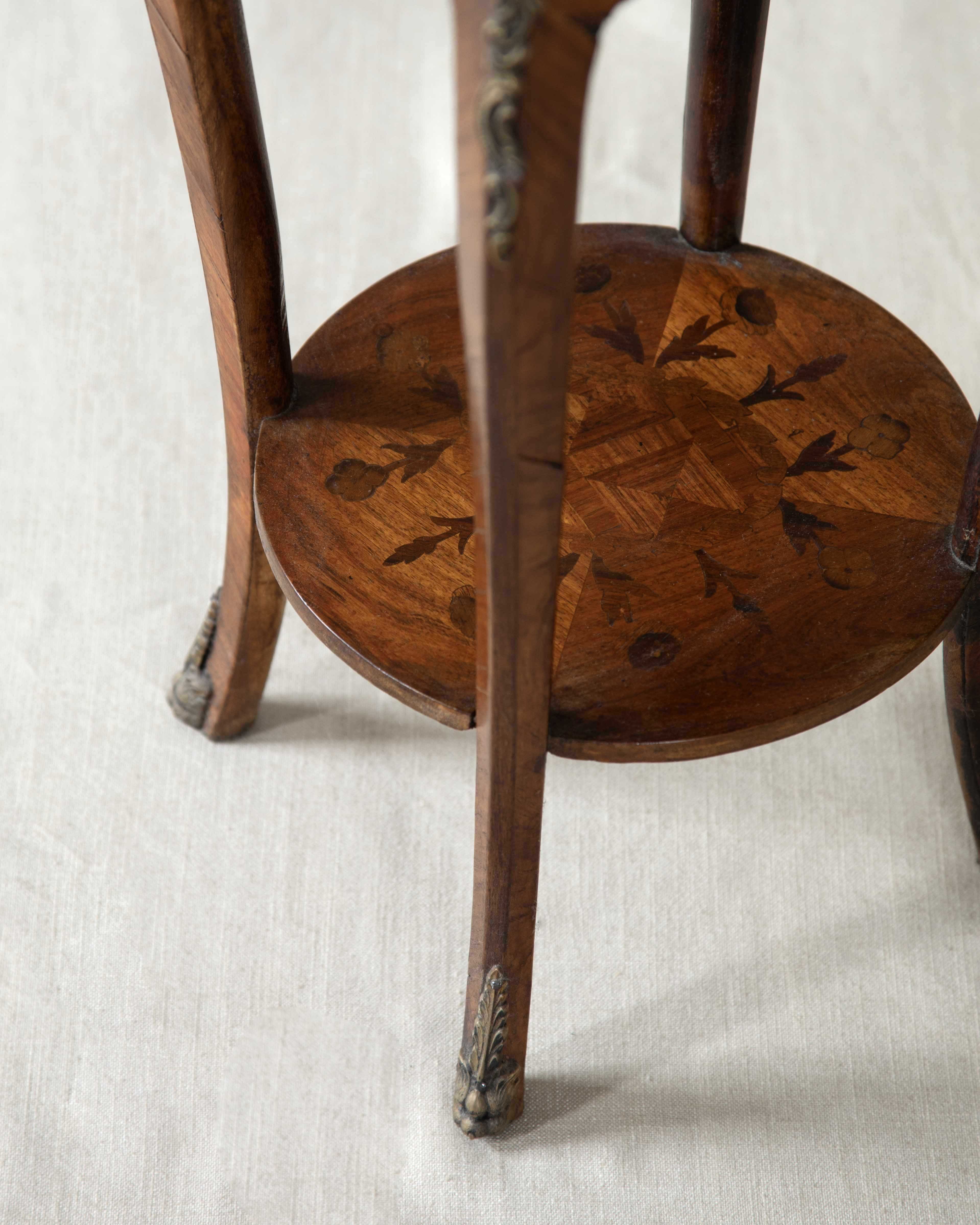 20th Century Marble Top Side Table.